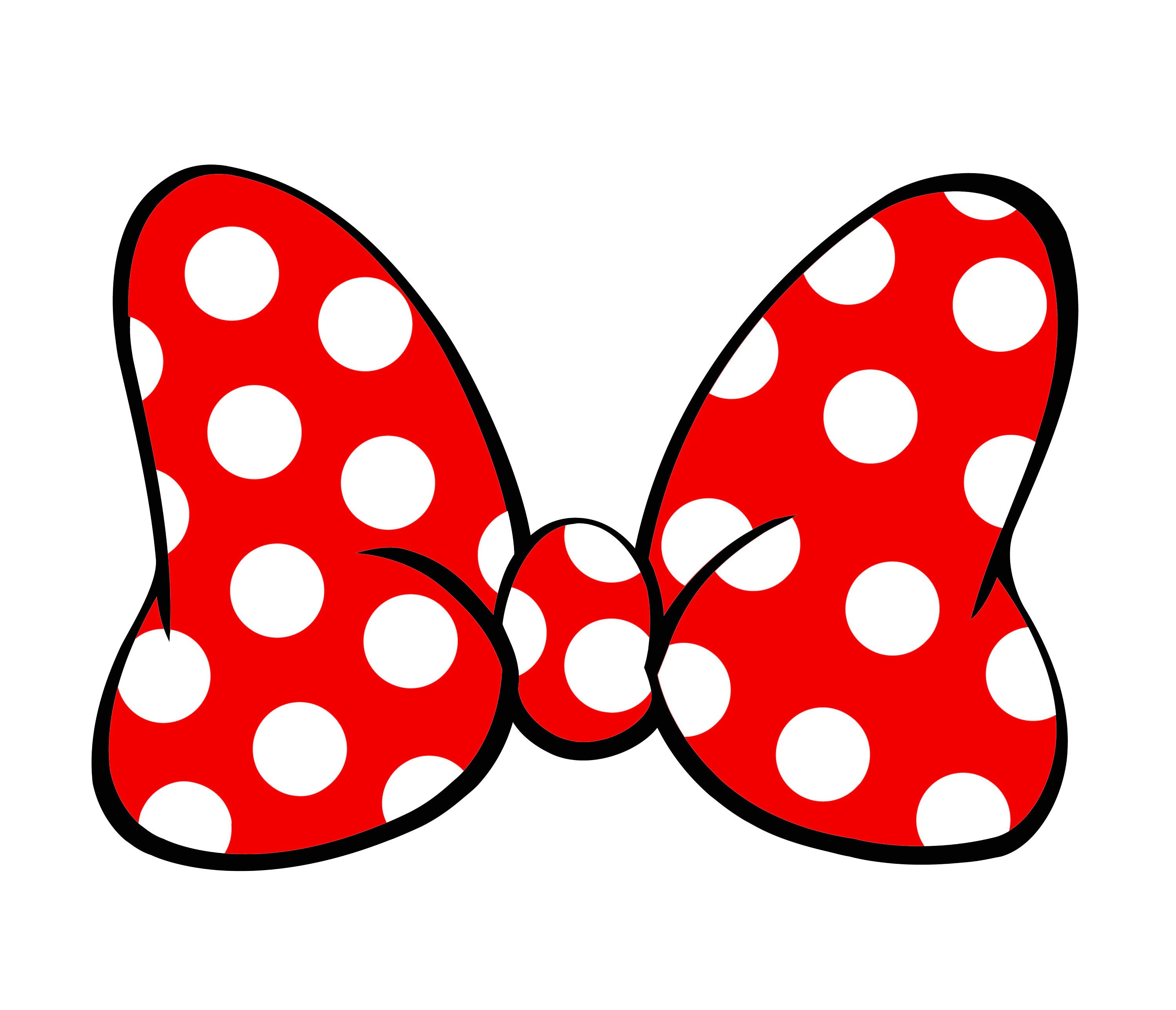 Cute Disney Minnie Mouse Bow Svg PNG Files Svg Files for