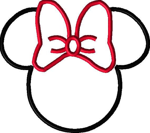 Free Minnie Mouse Head Outline Download Free Clip Art