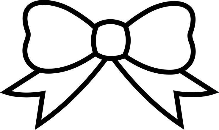 Minnie Mouse Bow Outline