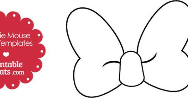 30 of Minnie Mouse Bow Template