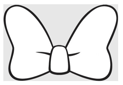 Minnie Mouse Bow Silhouette at GetDrawings