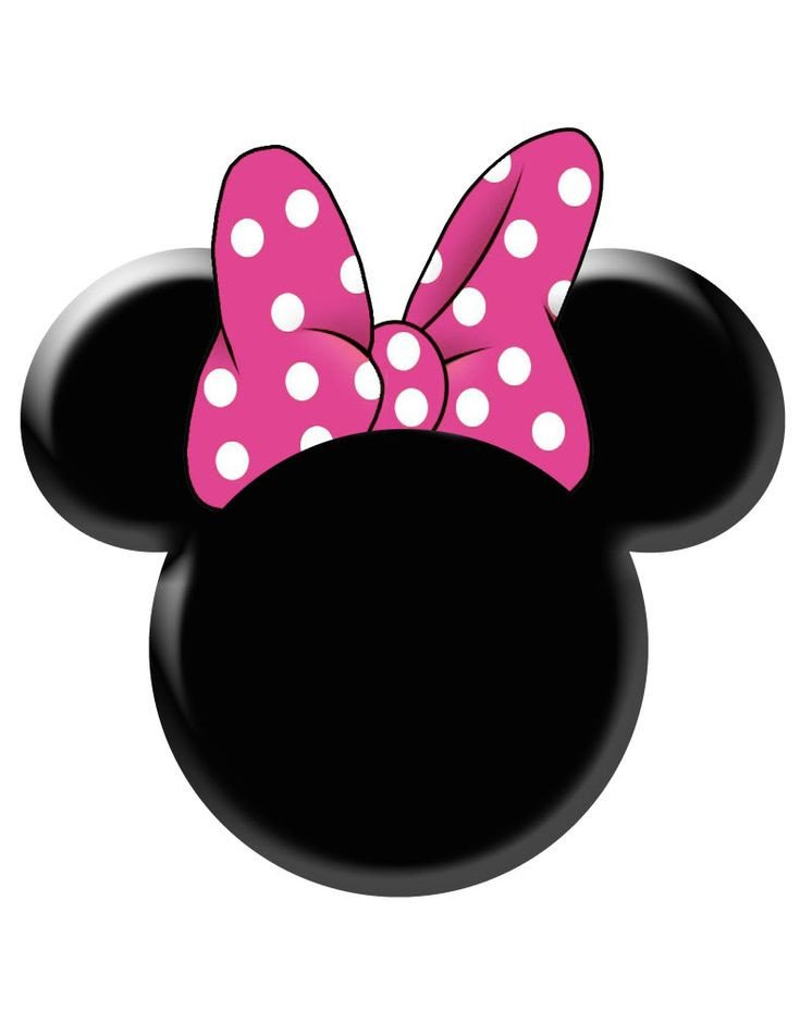 Minnie Mouse Bow Stencil