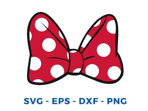 Minnie Mouse Bow SVG DXF Vector Cut File Cricut Design