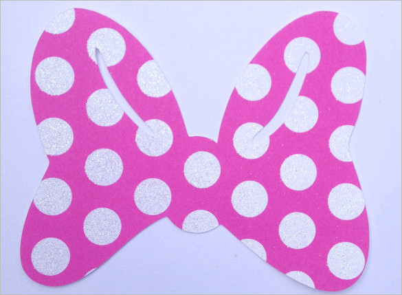 Minnie Mouse Bow Template