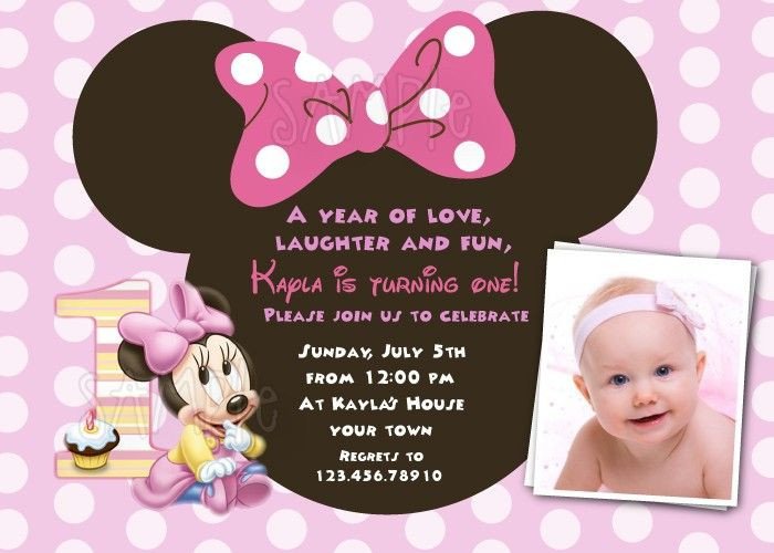 17 Best ideas about First Birthday Invitations on