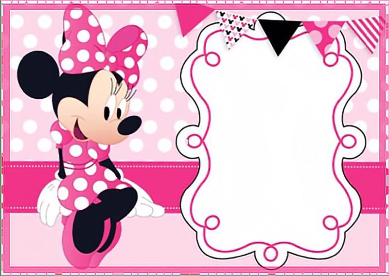 The largest collection of FREE Minnie Mouse Invitation