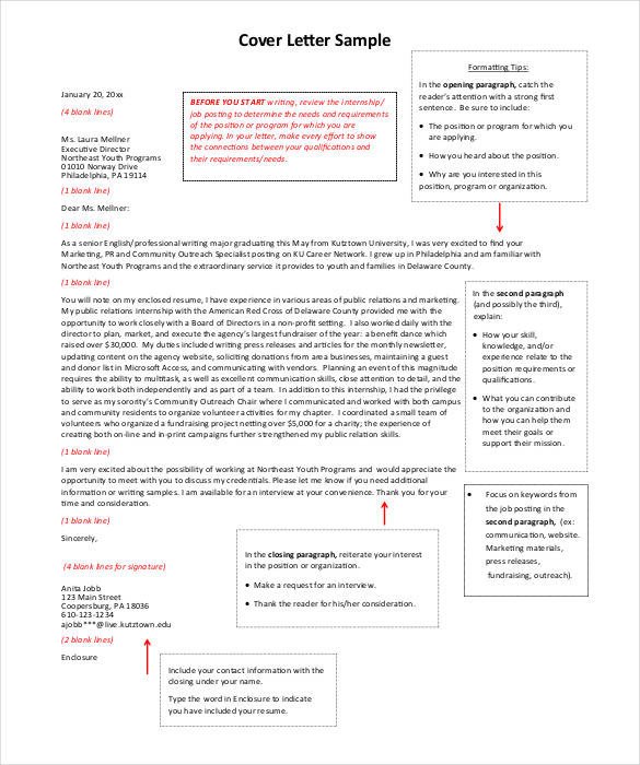 51 Simple Cover Letter Templates PDF DOC