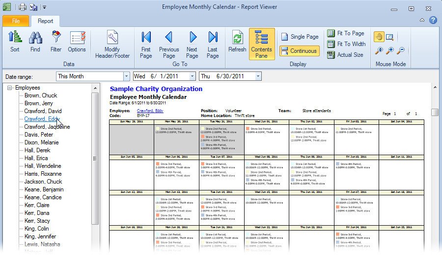 Monthly Employee Schedule Template Excel Schedule