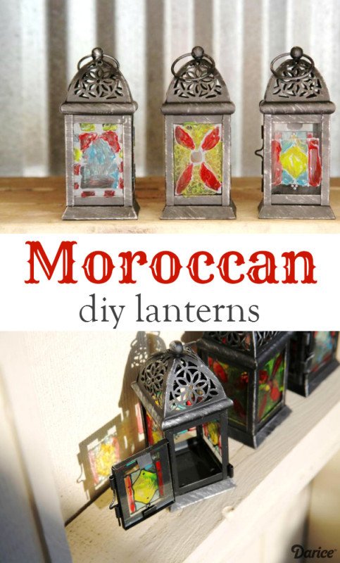 DIY Moroccan Lanterns Tutorial Step by Step Darice