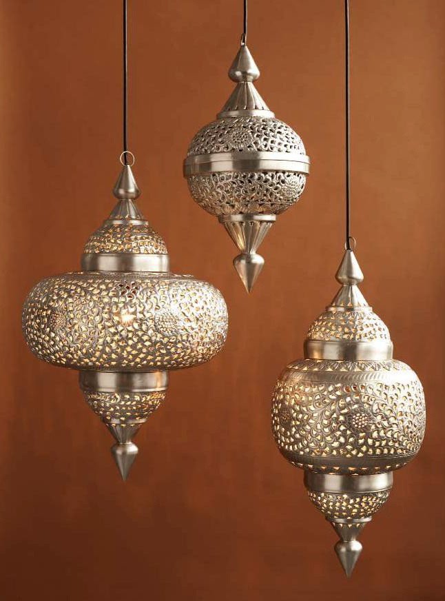 Moroccan Ellipse Lanterns Set of 3