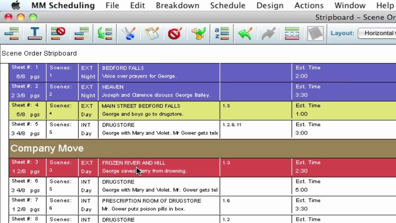 movie magic scheduling template javafonting Templates Data