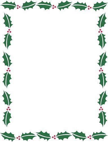 Holiday Borders For Microsoft Word