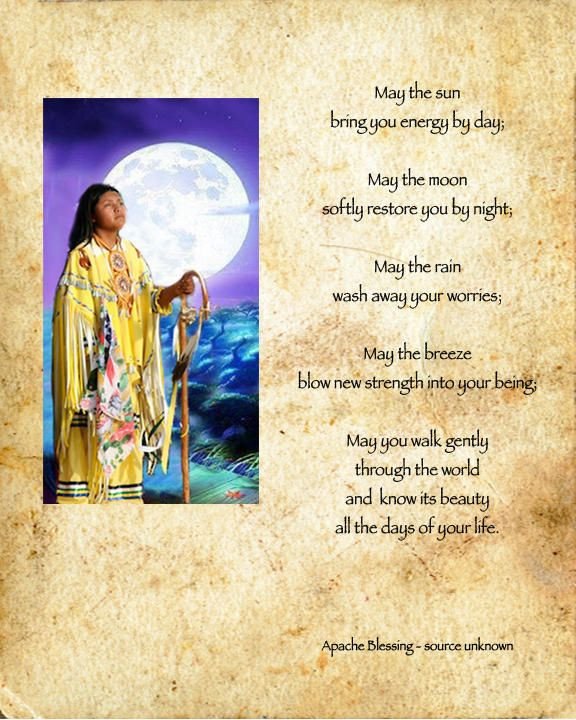 Native American Apache Prayer for Thanksgiving