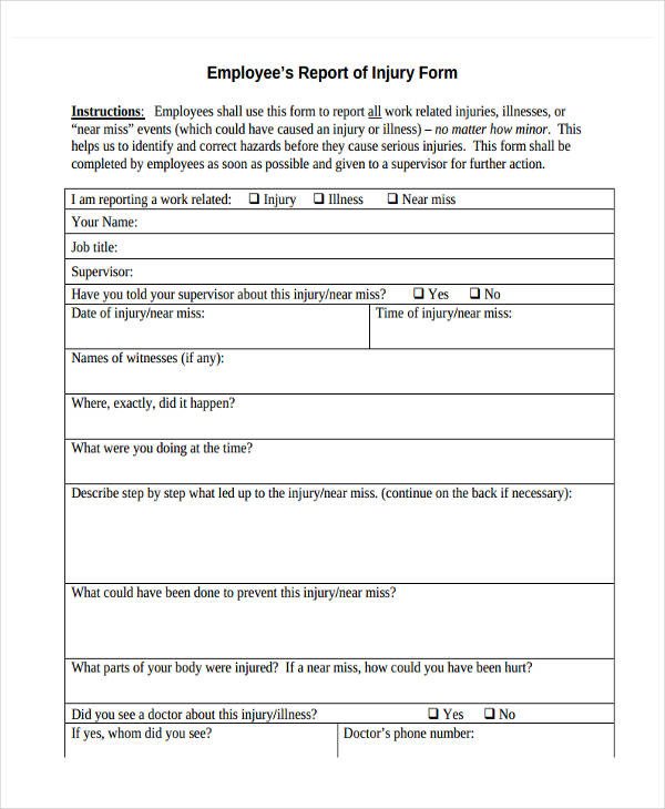 27 Incident Report Template in PDF