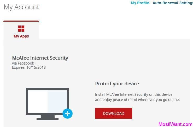 McAfee Internet Security 2018 Free Download 6 Month Full