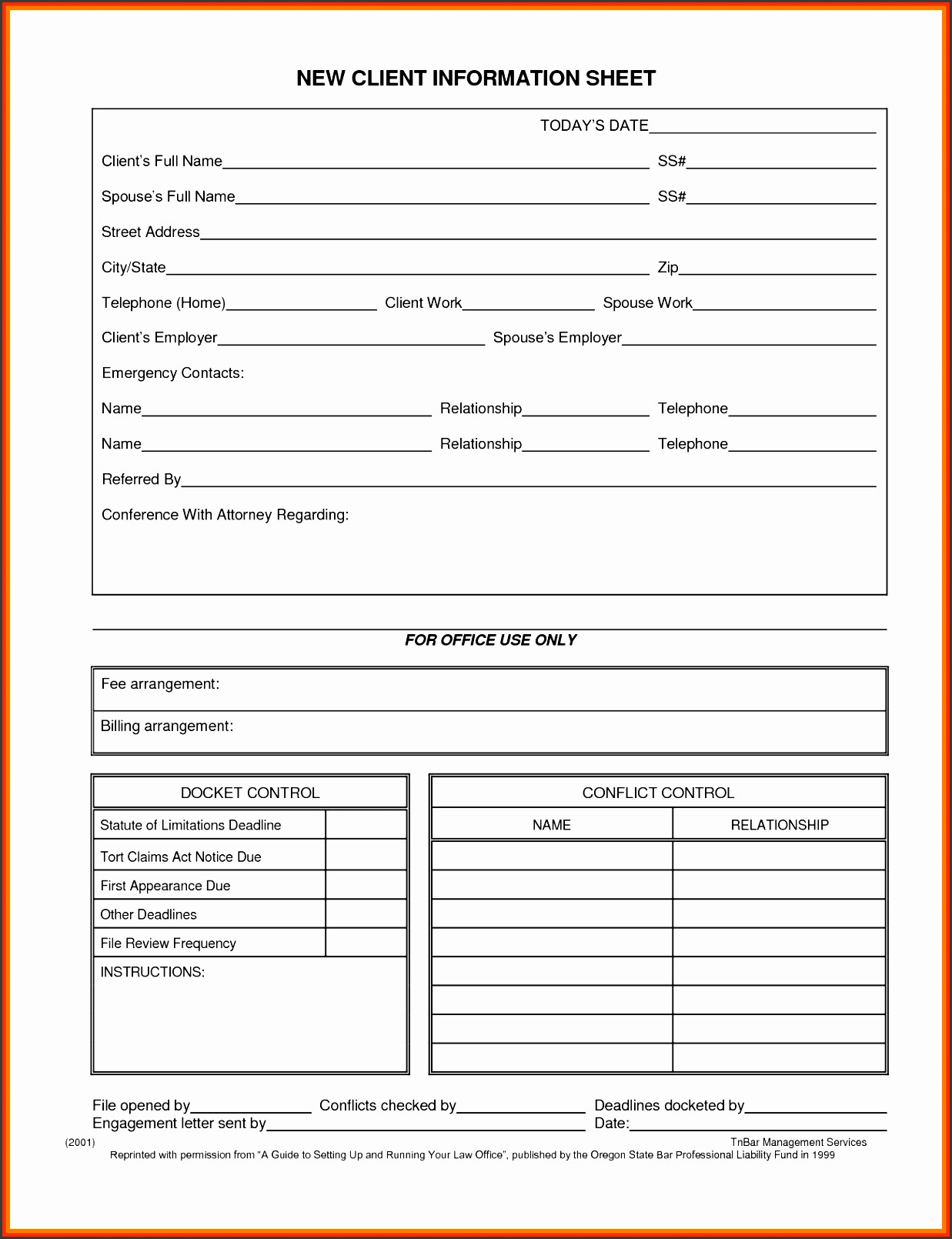 5 Customer Information Sheet Template SampleTemplatess