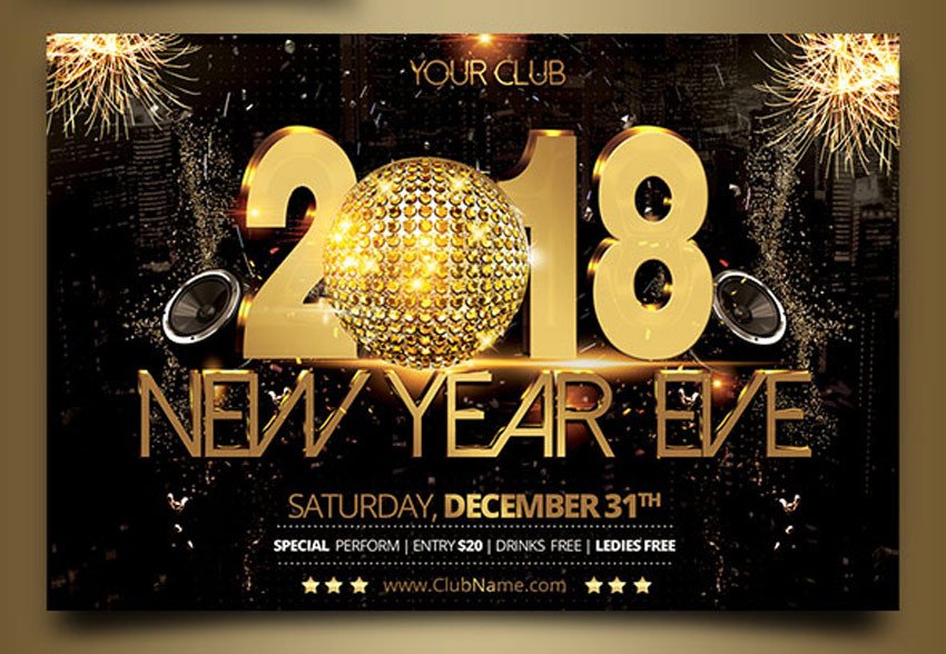 30 Best New Year s Eve Flyers and Invitations