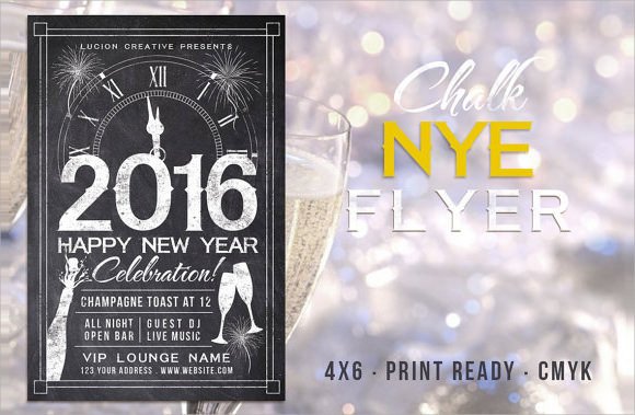 New Year Party Flyer Template 34 Download Documents in