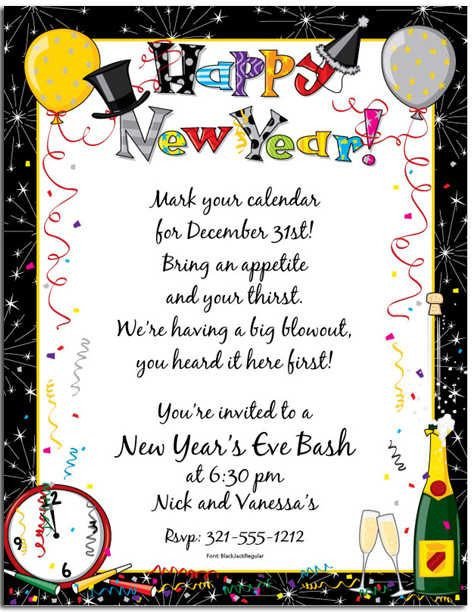 31 best New Years Party Invitations images on Pinterest