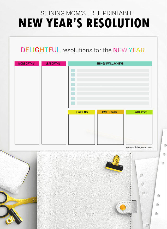 Write Your New Year’s Resolution Here