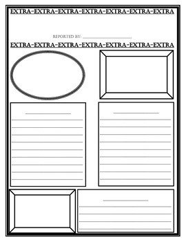 Printable Newspaper Template For Children