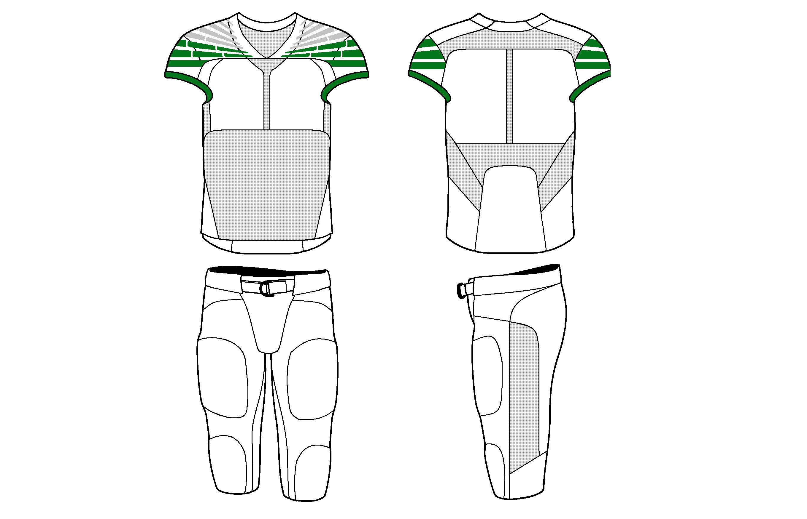 Evolution of Nike college football uniforms Land Grant