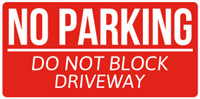 Parking Signs & Templates