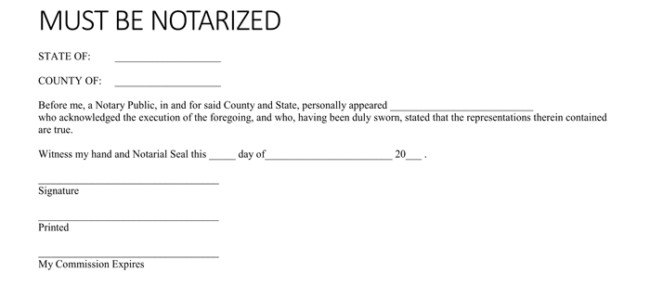 25 Notarized Letter Templates Sample Letters in Word
