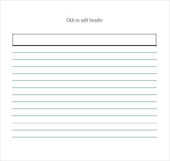 Index Card Template 8 Download Free Documents in PDF