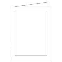 Burris Blank Panel Note Card Template for Microsoft Word