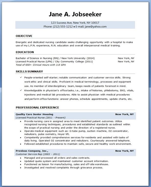 sample resume for nursing student School dayz