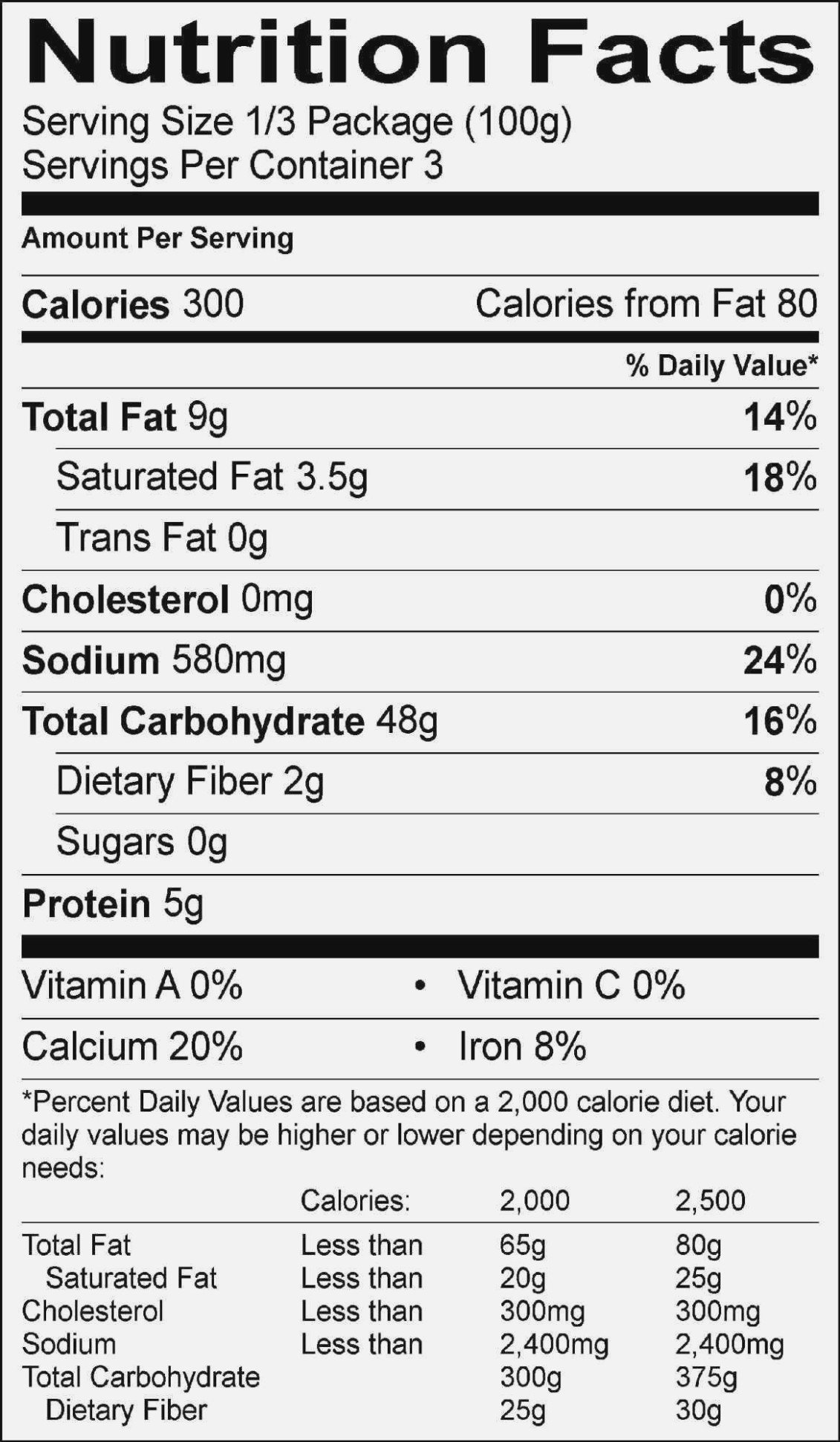 Nutritional Label Template Excel Nutrition Ftempo