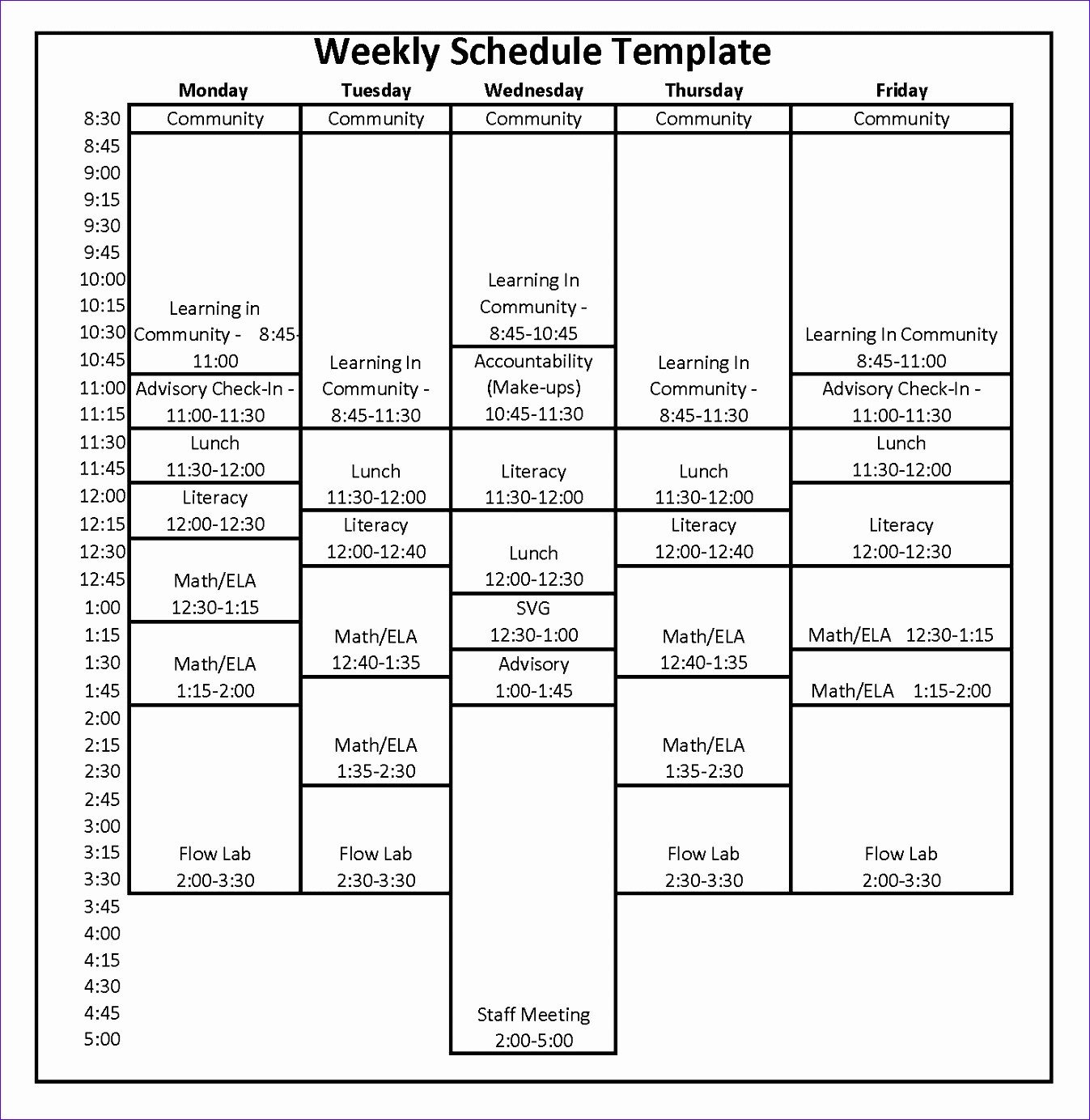 9 Call Schedule Template Excel ExcelTemplates
