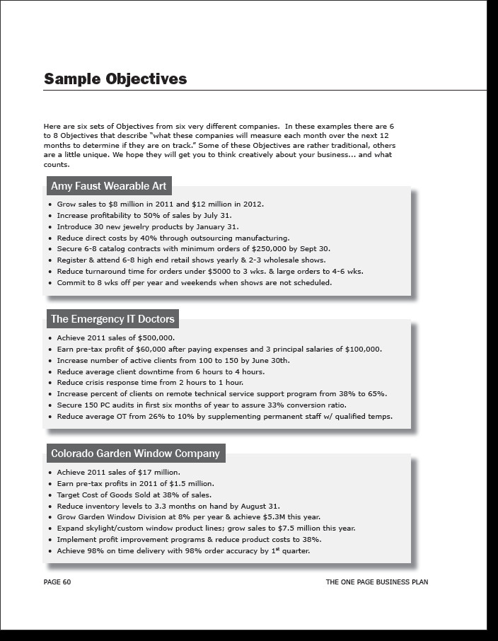 6 one page business proposal example