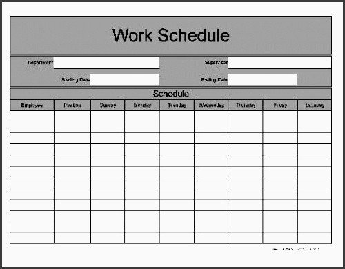 11 e Week Planner for Employees SampleTemplatess