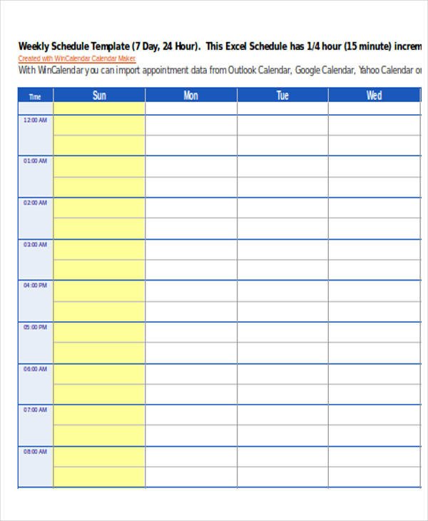 16 Calendar Templates in Excel