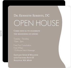 Business Open House Invitations & Business Open House