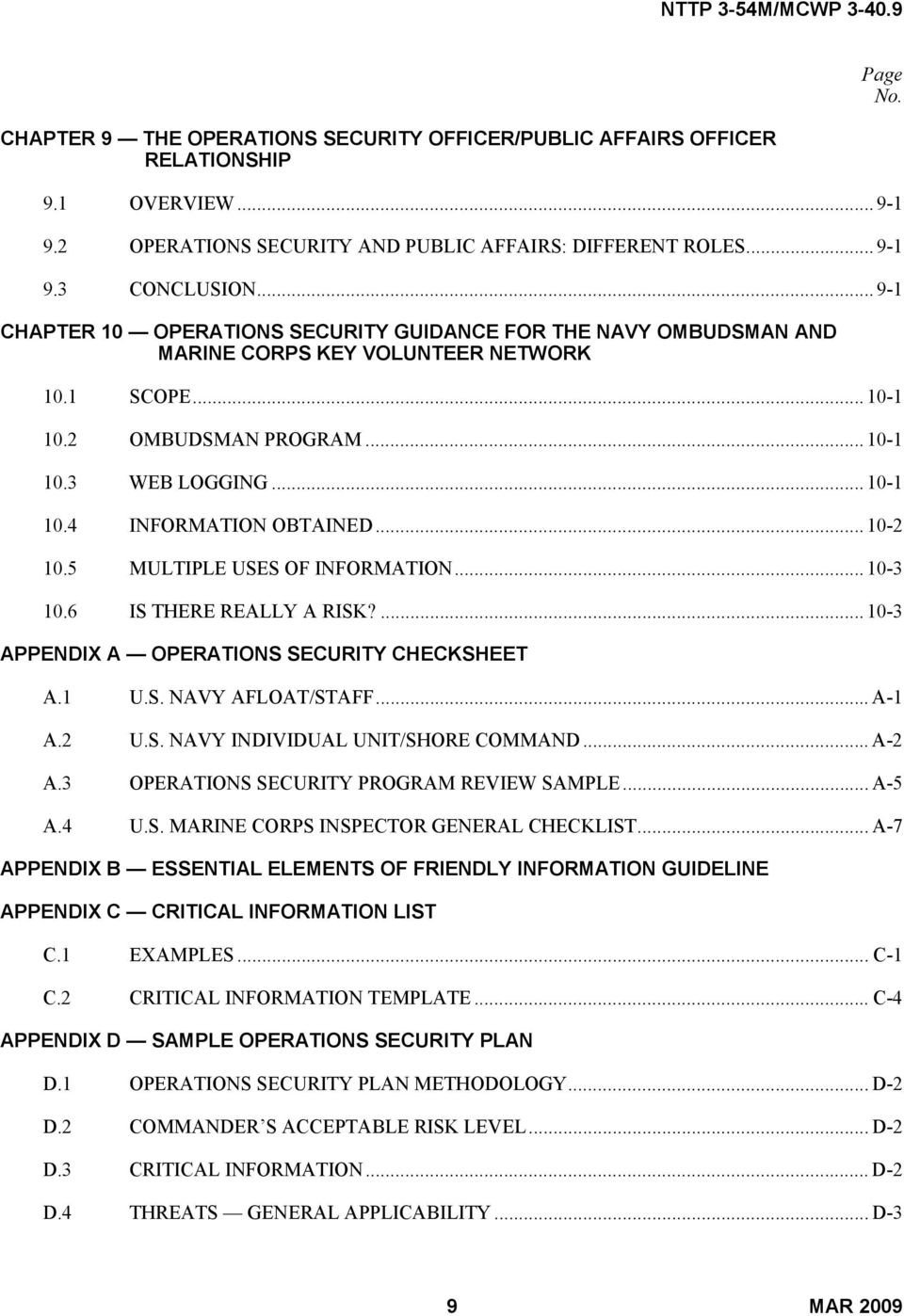 OPERATIONS SECURITY OPSEC PDF