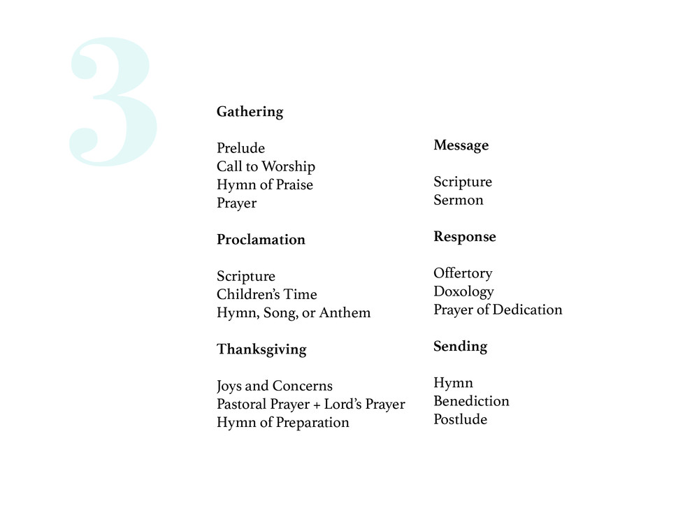 5 Creative Worship Order Templates