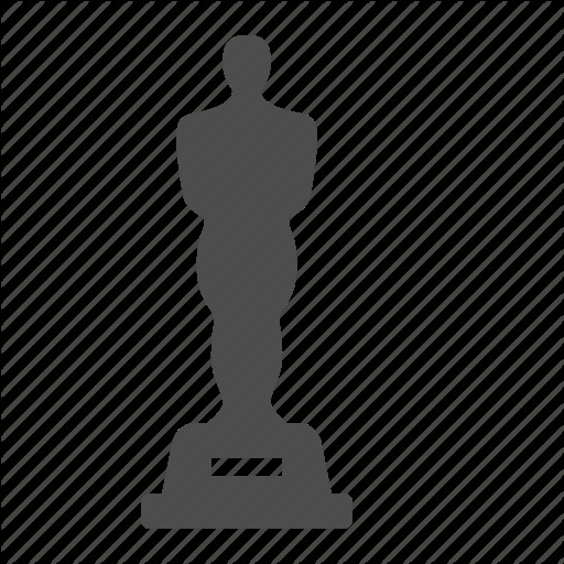 Award movie oscar prize statue icon