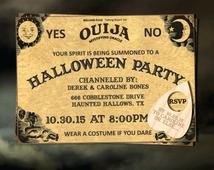 Halloween Party Invitation Printable Invitation Ouija