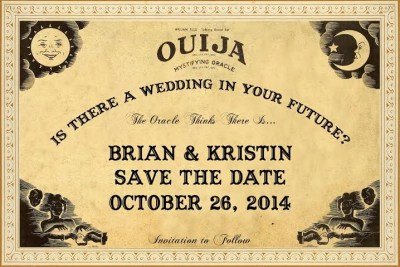 I predict you will love this Ouija board save the date