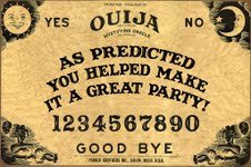 Ouija board party invitation