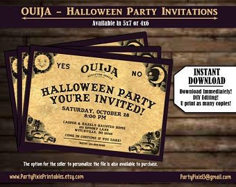 Ouija invitation