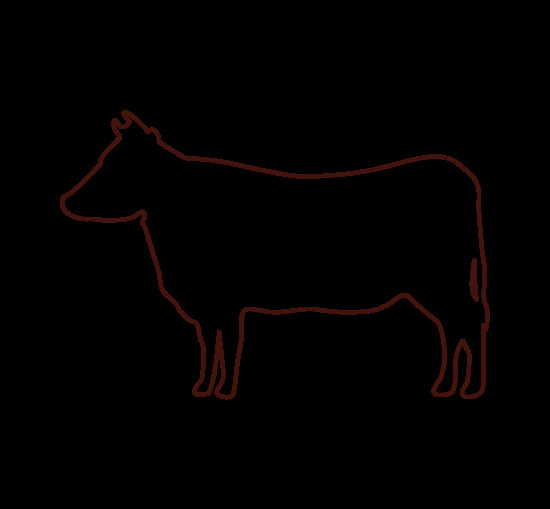 Cow Outline Icon Icons by Canva