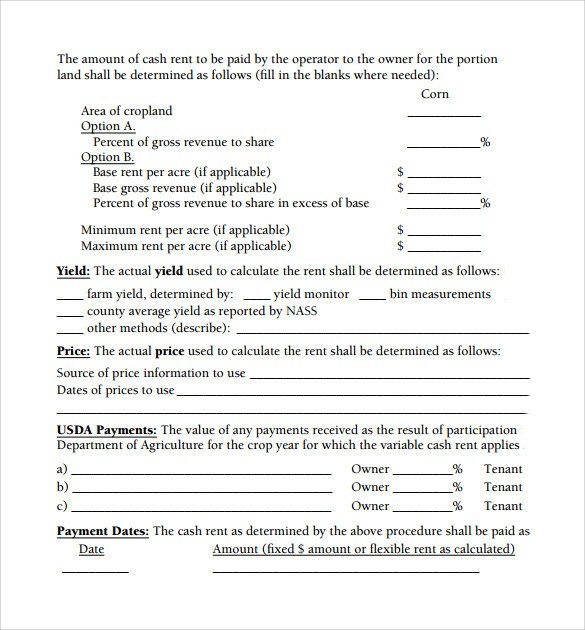11 Owner Operator Lease Agreements Word PDF