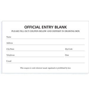 Blank entry forms