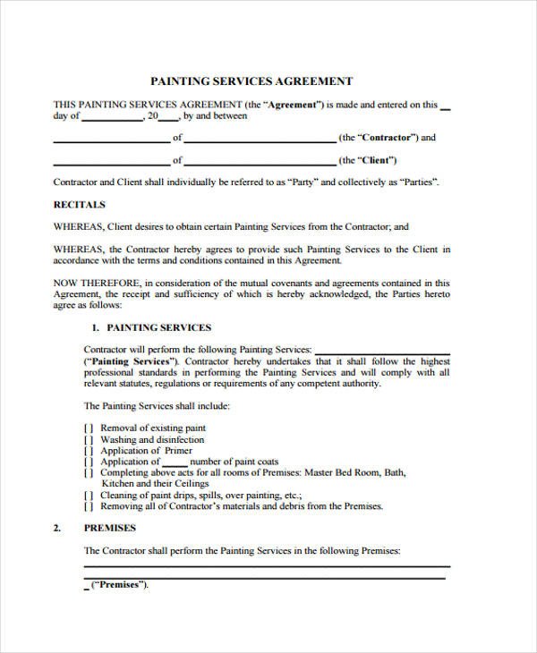 29 Free Contract Agreement Forms