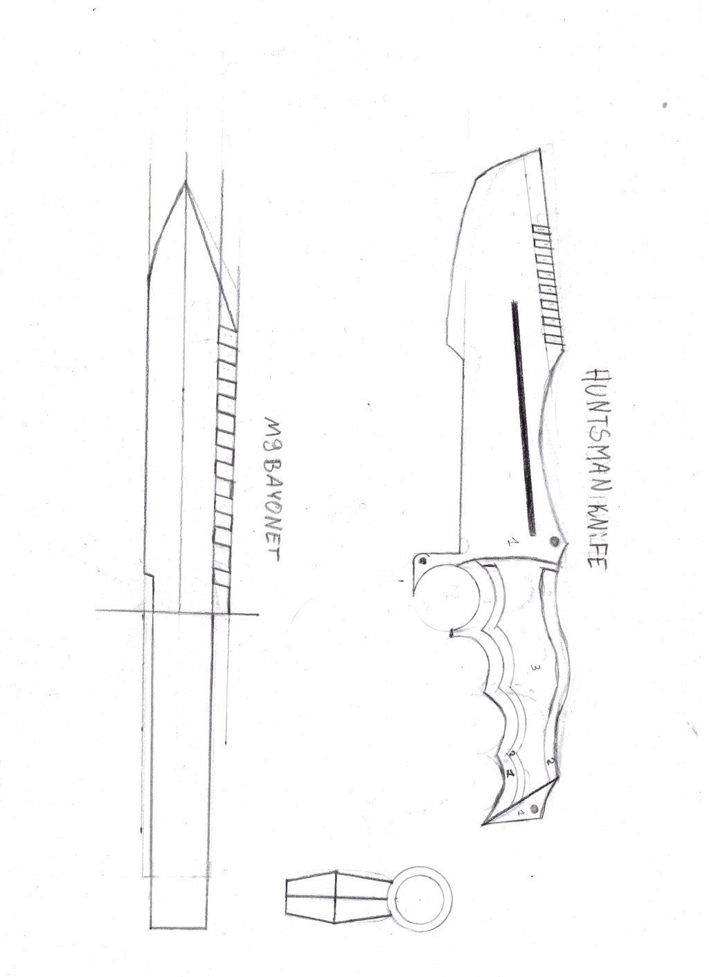 CS GO Huntsman Knife M9 Bayonet by Stefankar1000 on DeviantArt