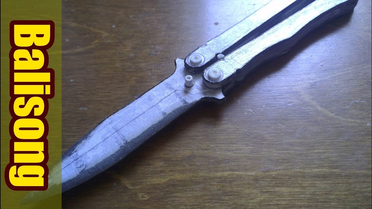 How to Make a Paper Butterfly Knife